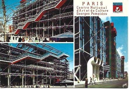 POSTAL L03112: Centro Pompidou en Paris