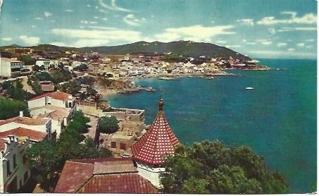 POSTAL L03462: Vista aerea de Calella de Palafrugell, Girona