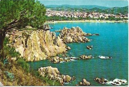 POSTAL L03474: Vista panoramica del Camino de Ronda de Sant Feliu de Guixols