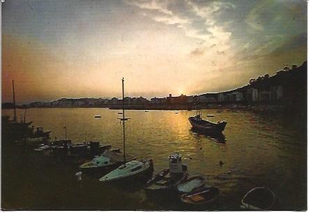 POSTAL L03422: Atardecer en Blanes