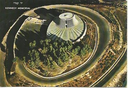 POSTAL L03441: Vista aerea del Kennedy Memorial en Jerusalen