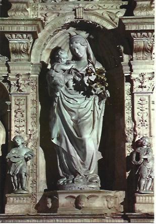 POSTAL L03449: Virgen Maria en el Monasterio de Poblet