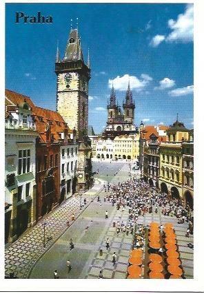 POSTAL L02774: Plaza de la Vieja Ciudad en Praga