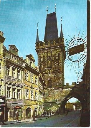 POSTAL L02776: Torre del Puente Carlos en Praga
