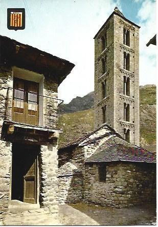 POSTAL L02743: Vall de Boi. Iglesia de Santa Eulalia