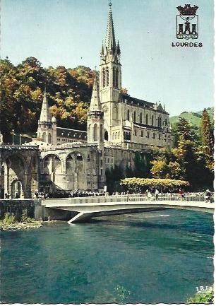 POSTAL L02751: Vista general de Lourdes