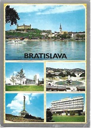 POSTAL L02755: Vistas de Bratislava