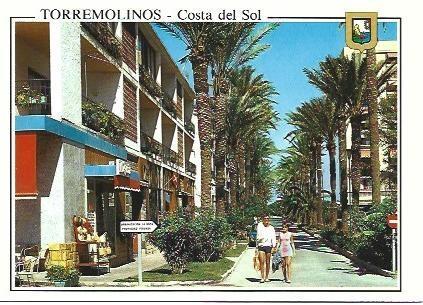 POSTAL L02846: Paseo de las Palmeras en Torremolinos