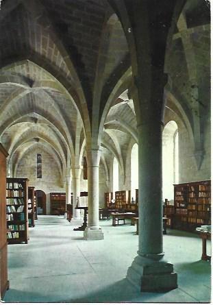 POSTAL L02815: Monasterio de Poblet. Biblioteca