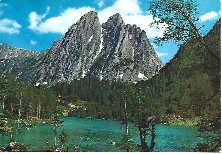 POSTAL L02659: Panoramica del Lago San Mauricio en Espot