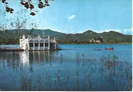 POSTAL L02663: Iglesia y lago de Banyoles, Girona