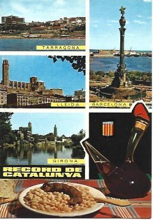 POSTAL L02635: Provincias de Catalunya