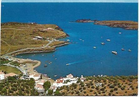 POSTAL L02716: Vista aerea de Port Lligat en Cadaques