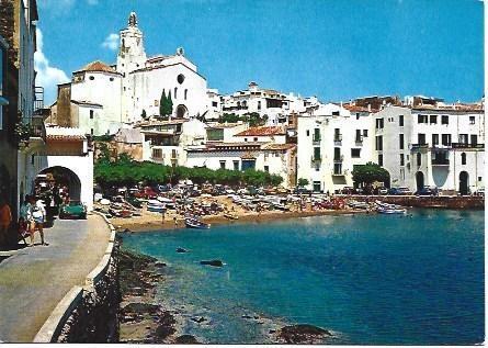 POSTAL L02717: Embarcadero en Cadaques, Girona