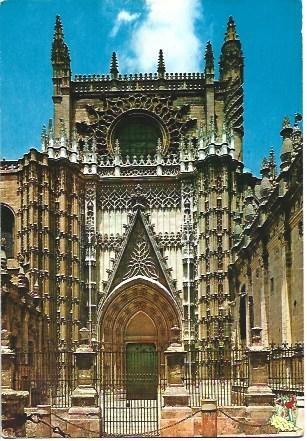 POSTAL L02736: Sevilla. Puerta del Principe de la Catedral