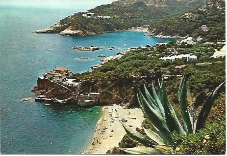 POSTAL L02689: Vista aerea de Aiguablava, Girona