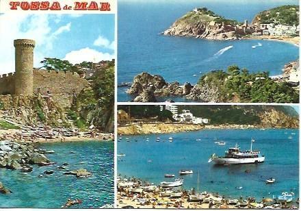 POSTAL L02690: Vistas de Tossa de Mar