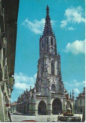 POSTAL L03018: Berna. Catedral y fuente