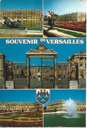 POSTAL L03027: Souvenir de Versalles