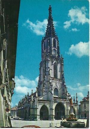 POSTAL L03012: Catedral y fuente de Berna