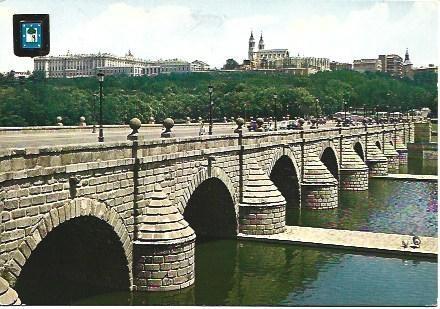 POSTAL L03093: Puente de Segovia en Madrid