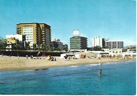 POSTAL L03098: Playa de Alcaravaneras en Las Palmas de Gran Canaria