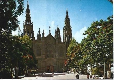 POSTAL L03096: Catedral de Arucas en Canarias