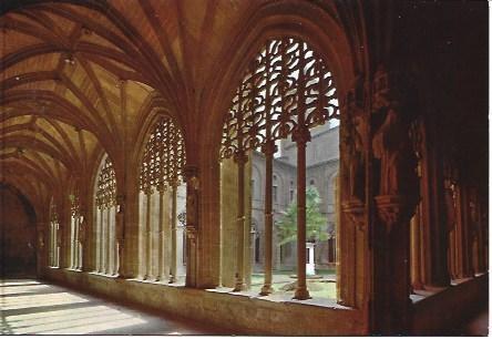 POSTAL L03063: Claustro de los Caballeros en Najera