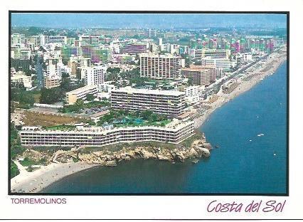 POSTAL L03066: Vista parcial aerea de Torremolinos