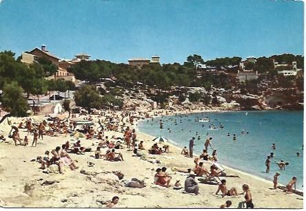POSTAL L03071: Playa de Porto Cristo en Mallorca