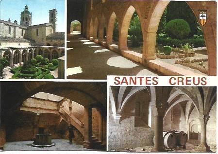 POSTAL L02895: Vistas del Monasterio de Santes Creus
