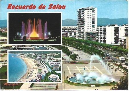 POSTAL L02896: Recuerdo de Salou