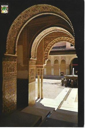 POSTAL L02898: Patio de los Leones. Alhambra de Granada