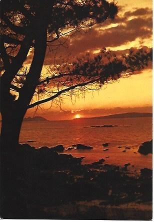 POSTAL L02899: Puesta de sol en Galicia