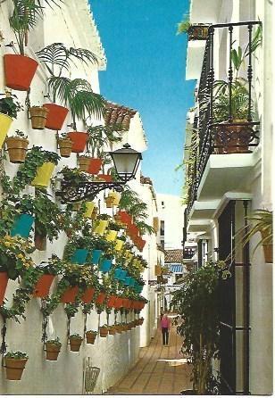 POSTAL L02917: Calle tipica de Marbella