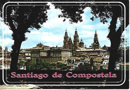 POSTAL L02871: Vista parcial de Santiago de Compostela
