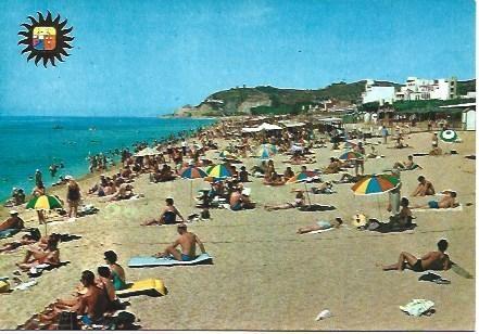 POSTAL L02874: Calella. Vista de la playa