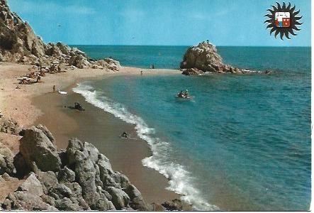 POSTAL L02875: Cala Roca Grossa en Calella