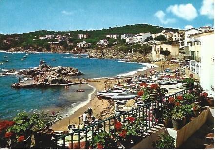 POSTAL L02885: Panoramica de Calella de Palafrugell