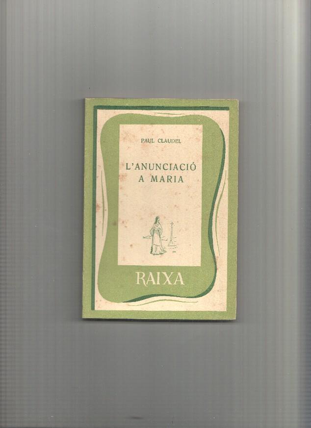 Coleccion Raixa numero 29: L'Anunciacio a Maria