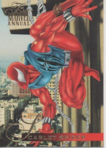 Cromo E001908. Trading Cards. '95 Flair Marvel Annual. Scarlet Spider