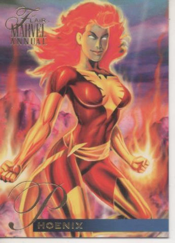 Cromo E001903: Trading Cards. '95 Flair Marvel Annual. Phoenix