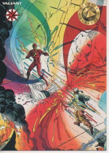 Cromo E002094: Trading Cards. Valian nº 27. Solar Man of the Atom
