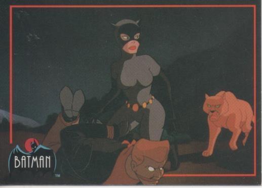 Cromo E002067: Trading Cards. Batman nº 126. The Cat and the Claw