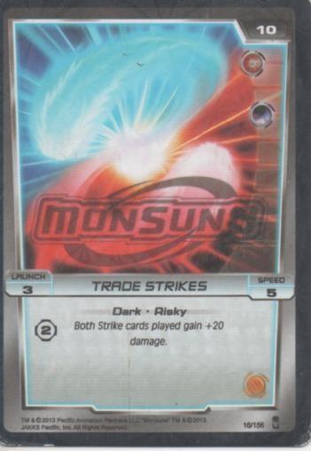 Cromo E001738: Trading Cards. Monsuno. Trade Strikes
