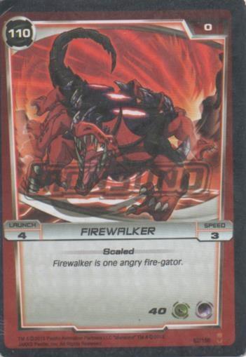 Cromo E001735: Trading Cards. Monsuno. Firewalker