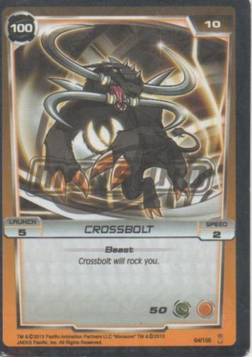 Cromo E001742: Trading Cards. Monsuno. Crossbolt