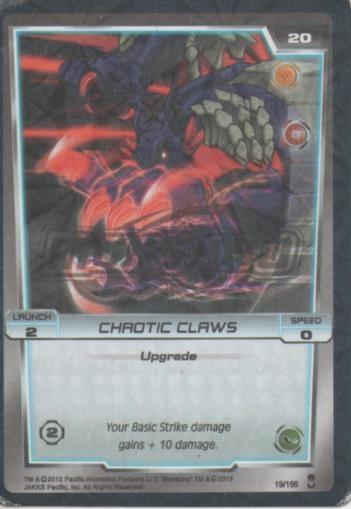 Cromo E001759: Trading Cards. Monsuno. Chrotic Claws