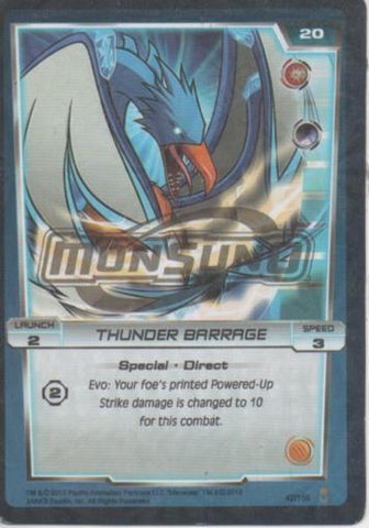 Cromo E001755: Trading Cards. Monsuno. Thunder Barrage