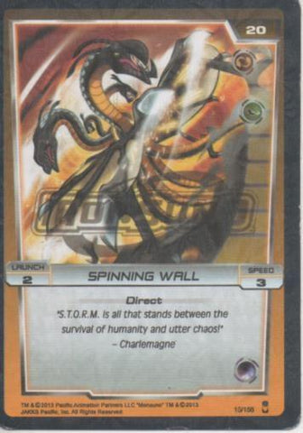 Cromo E001754: Trading Cards. Monsuno. Spinning Wall